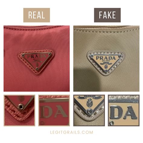 prada wallet interior fake vs real|real prada bag.